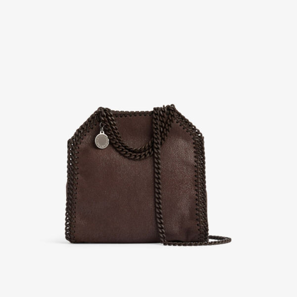 

Falabella маленькая сумка-тоут из замши через плечо Stella Mccartney, красный