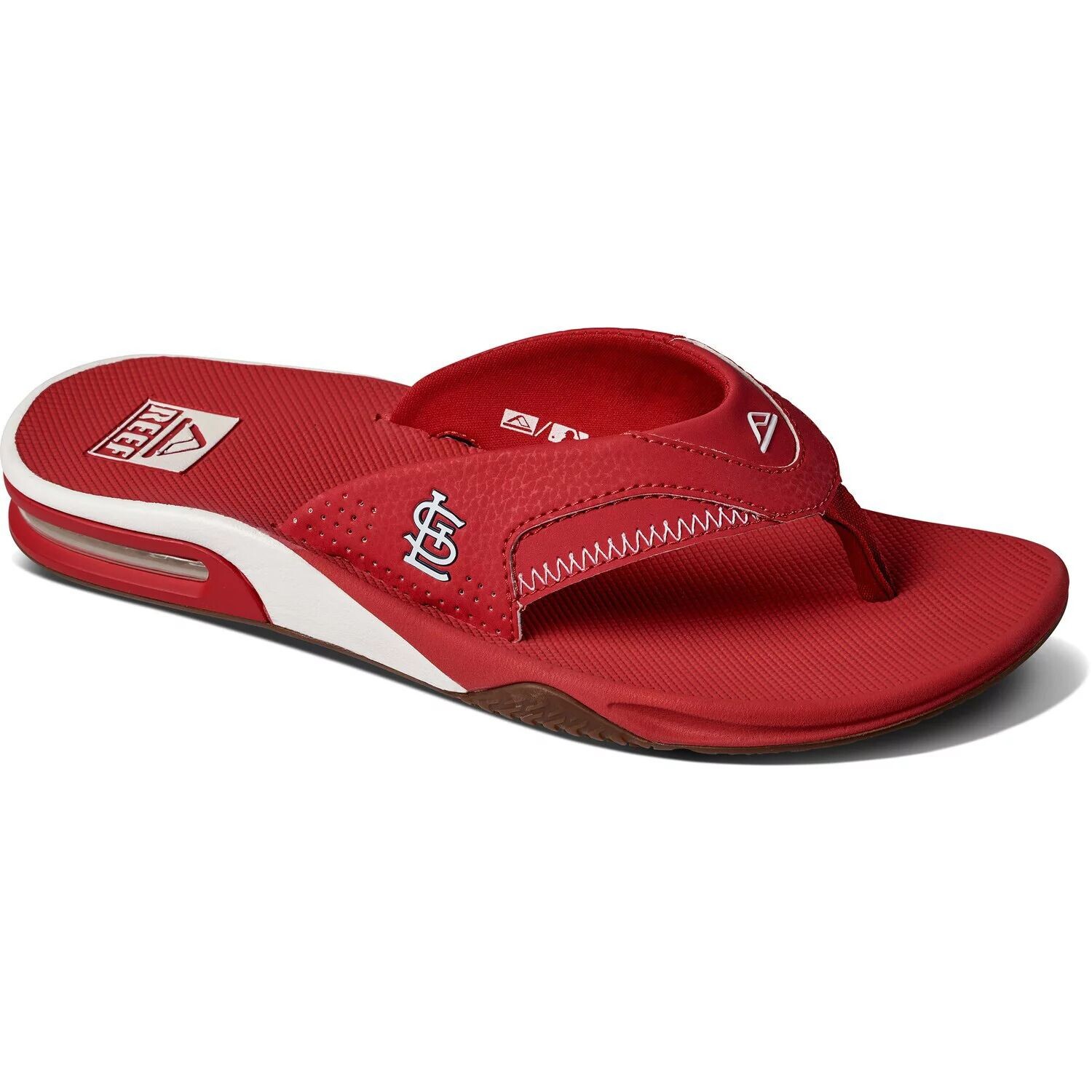 Мужские сандалии с открывалкой для бутылок REEF St. Louis Cardinals Fanning — фото 4