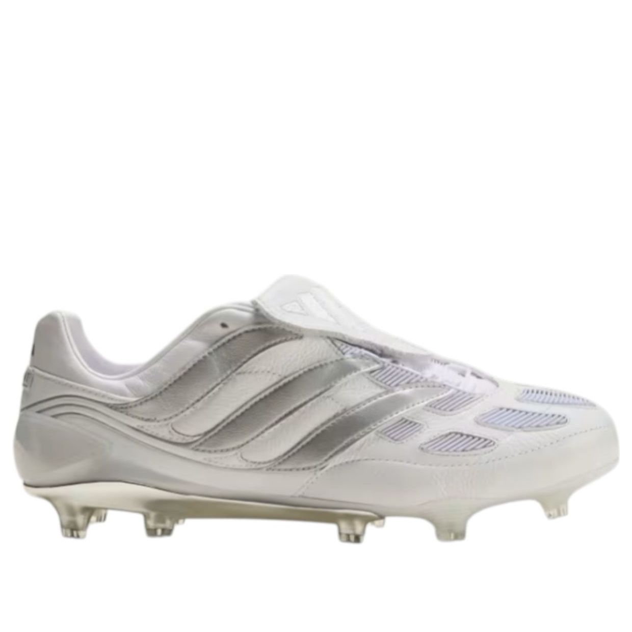 Adidas Predator Precision Firm Ground 'White Silver' — фото 4