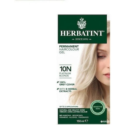 

Стойкий гель-краситель для волос 10n Xantho Platine - 150 мл Herbatint