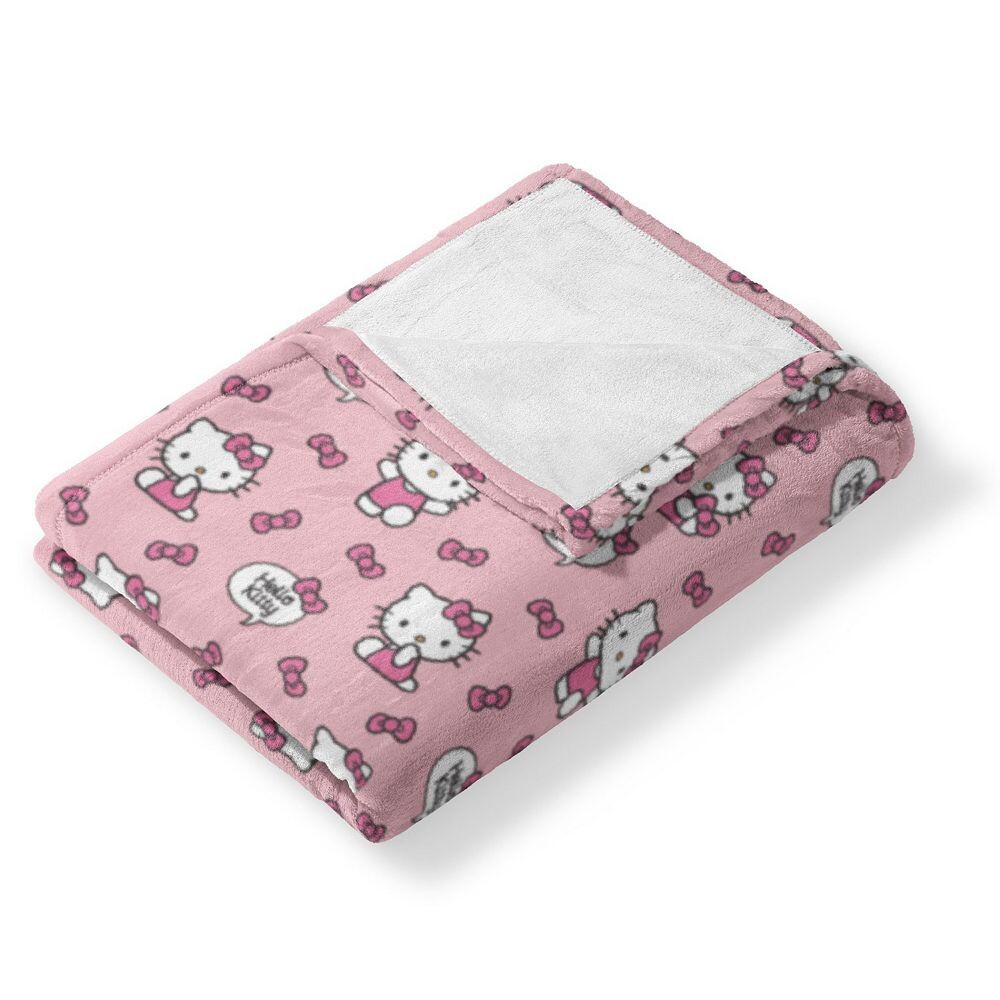 

Розовое шелковое плед Hello Kitty Let's Bow Licensed Character, цвет Hello Kitty