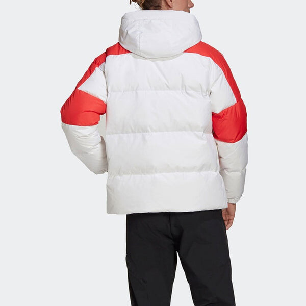 Пуховик adidas Warm Outdoor Sports Down Jacket Male White, белый — фото 4