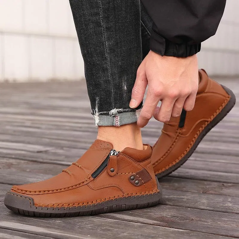 Ботинки ковбойские Premium Leather, синие XYLAWAVE — фото 3