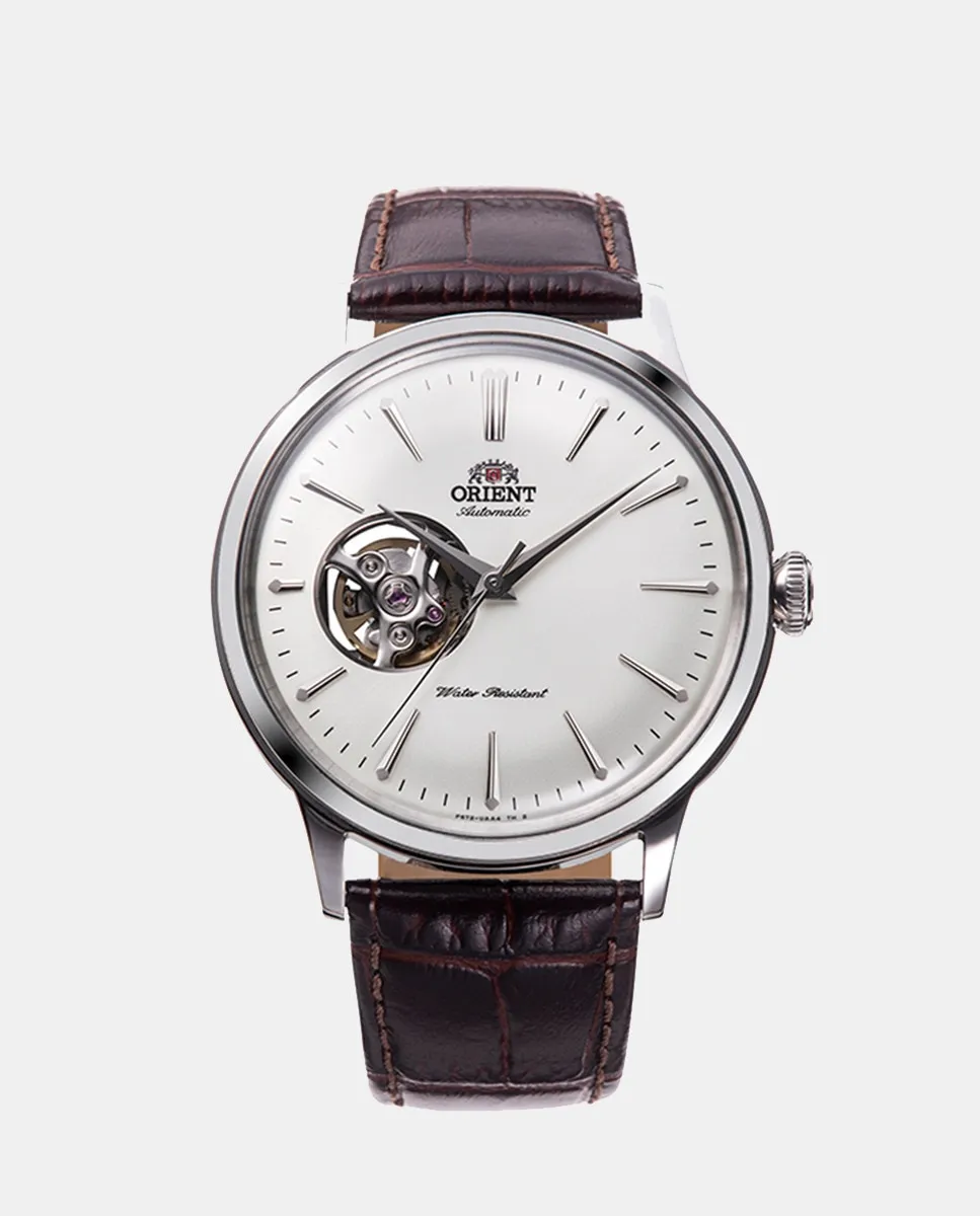 

Orient Classic RA-AG0002S10B Автоматические мужские часы с коричневым кожаным ремешком, коричневый