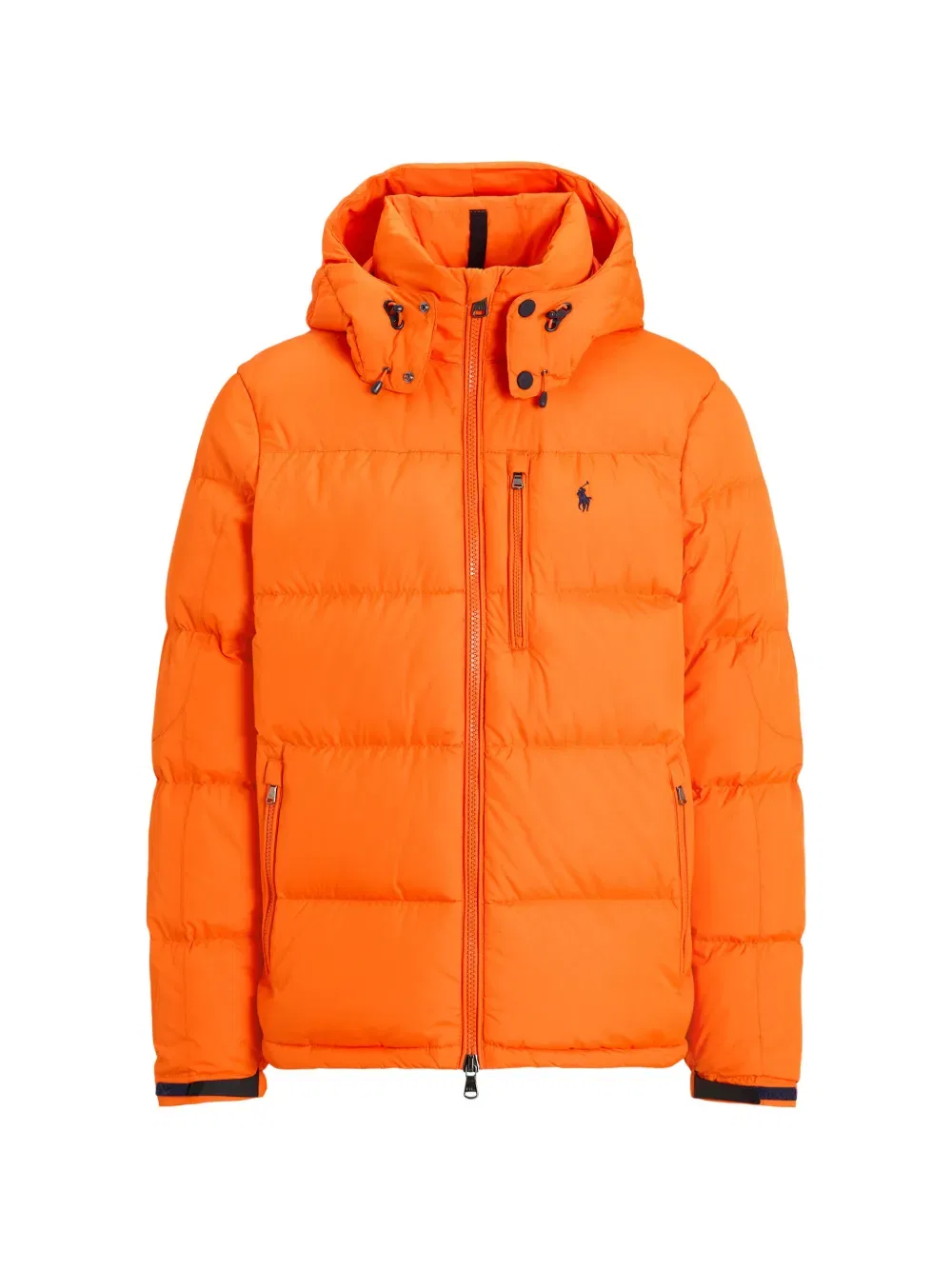 Пуховая куртка с капюшоном Polo Ralph Lauren, оранжевый