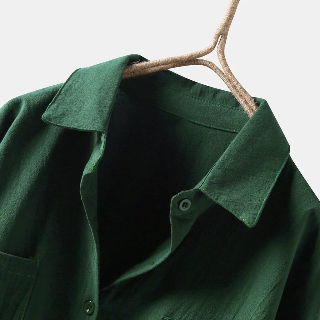 Блуза свободного кроя Simple Body Cover, армейский зеленый — фото 2