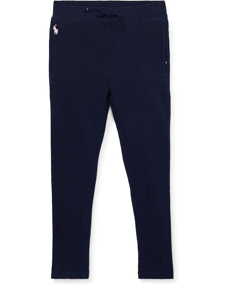 

Брюки Polo Ralph Lauren Kids French Terry Leggings, цвет Refined Navy