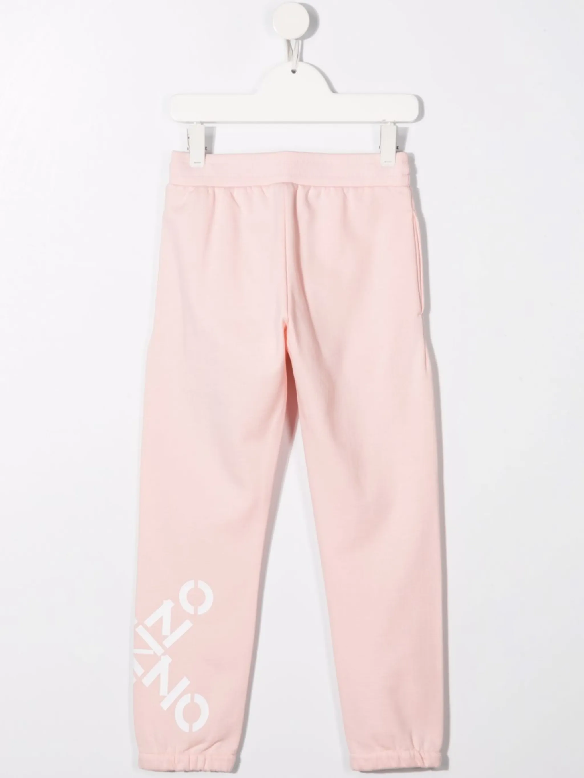 Спортивные брюки с кулиской и логотипом Kenzo Kids, розовый — фото 2