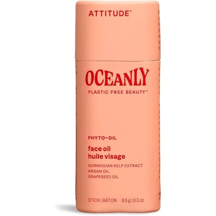 

Масло-карандаш для лица ATTITUDE Oceanly, сертифицированное EWG, растительные и минеральные ингредиенты, веганские средства по уходу за кожей, ФИТОМАСЛО, без запаха, 8,5 грамма