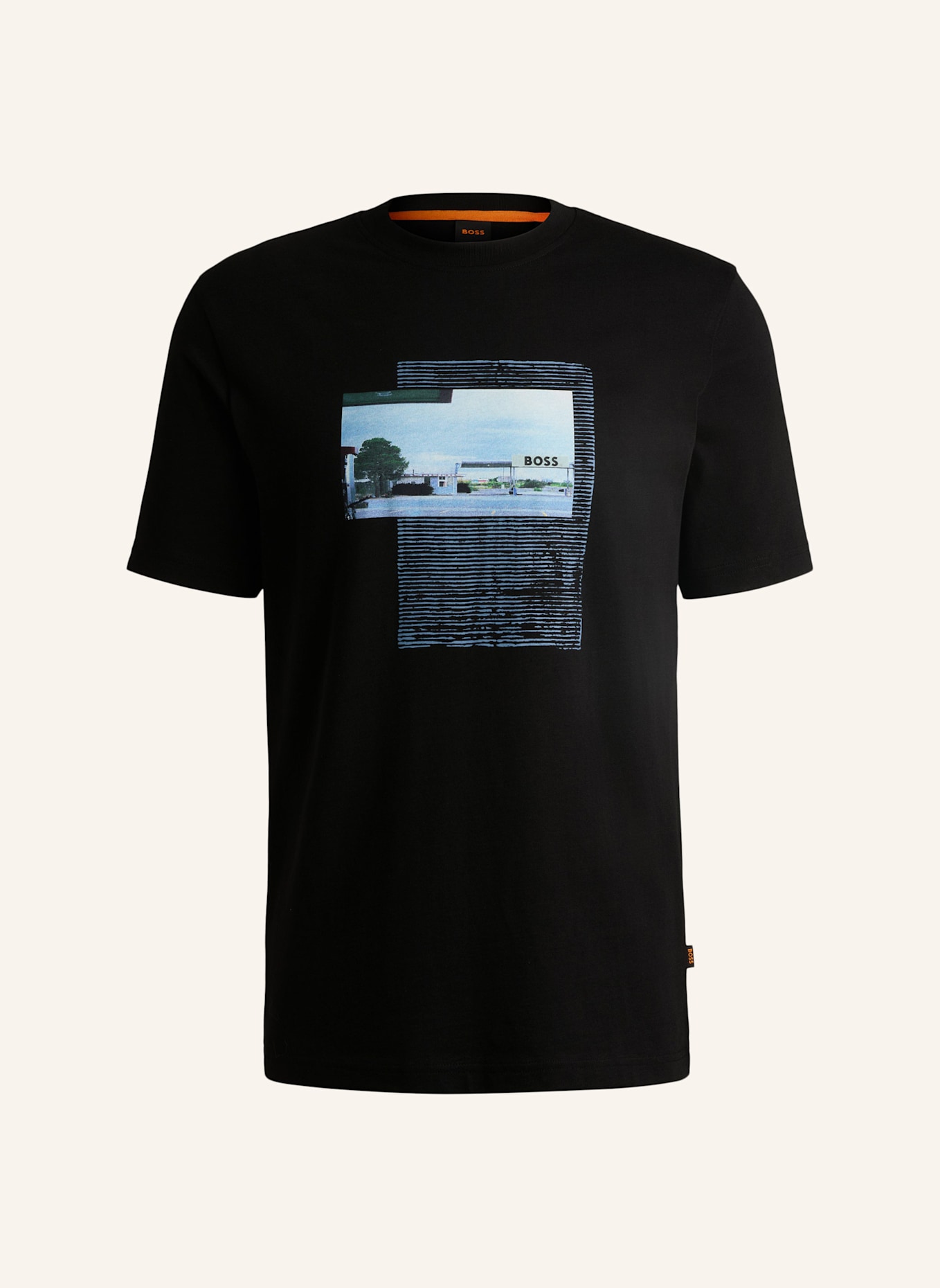 

Футболка te_ontheway обычный крой Boss, черный