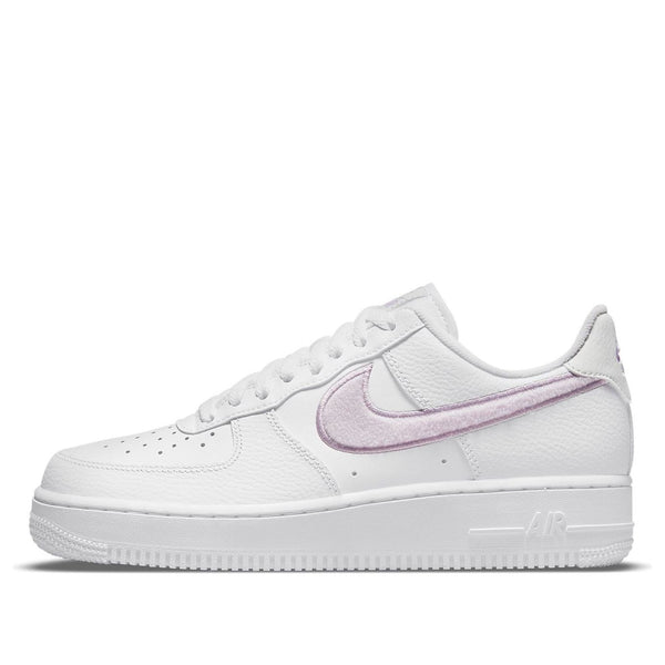 Кроссовки air force 1 chenille swoosh - white lilac' Nike, белый