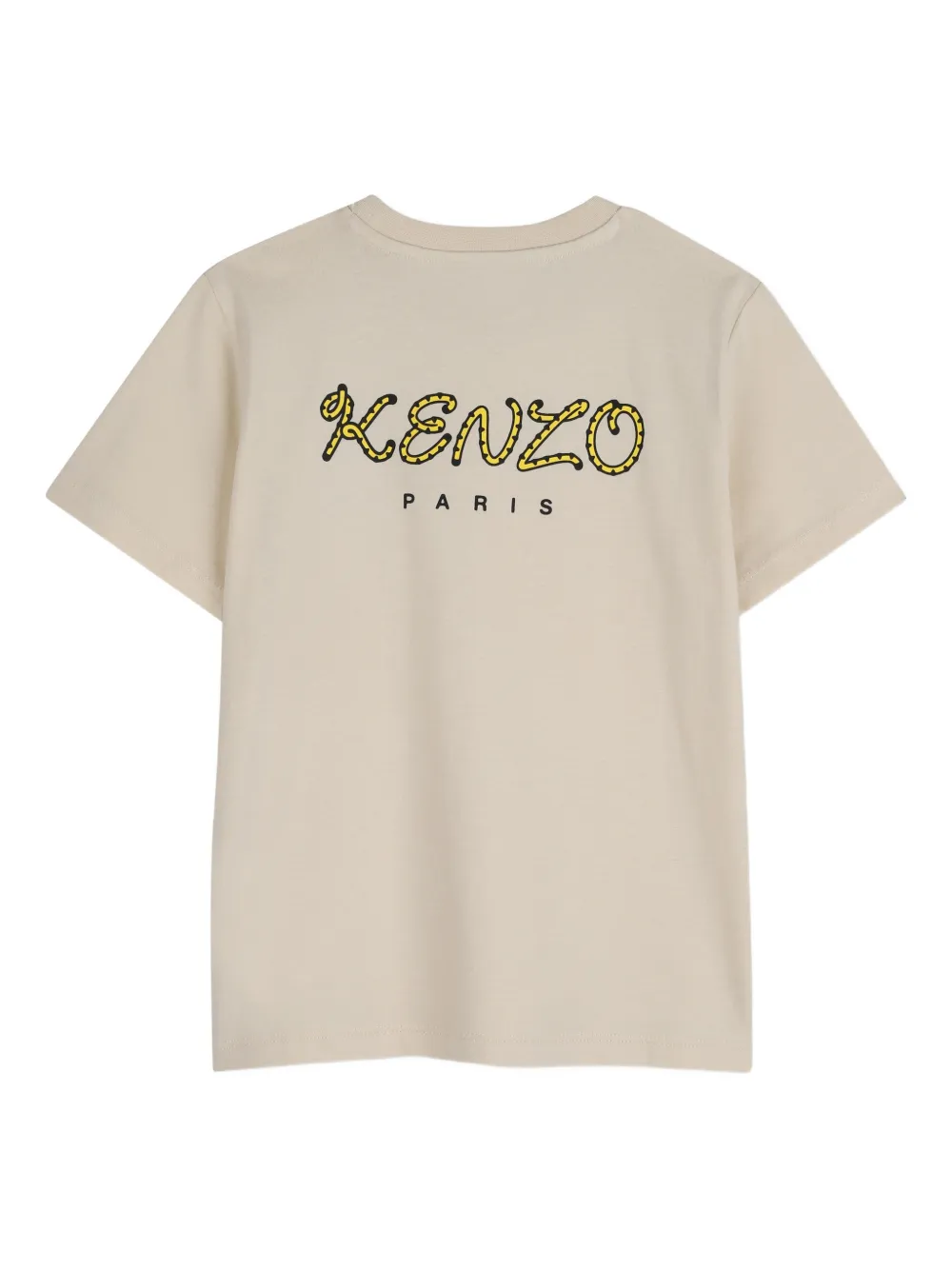 Футболка с короткими рукавами Kenzo Kids, нейтральный — фото 2