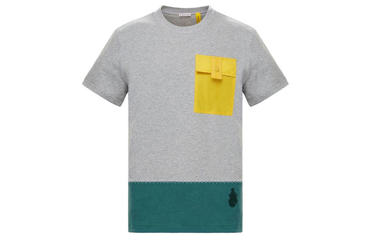 

Футболка мужская серая Moncler