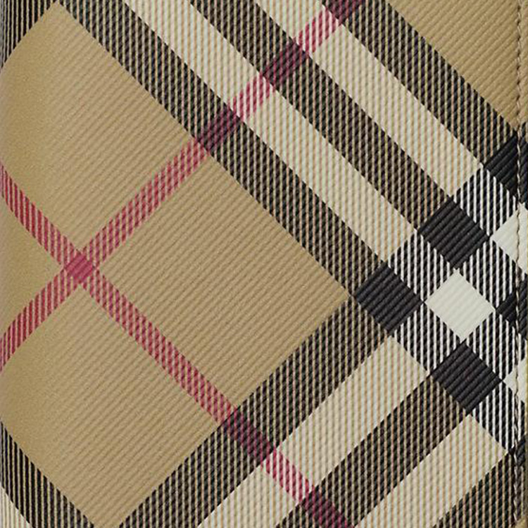 Кошелек Burberry Polyurethane Polyester With Cotton, песочный — фото 3