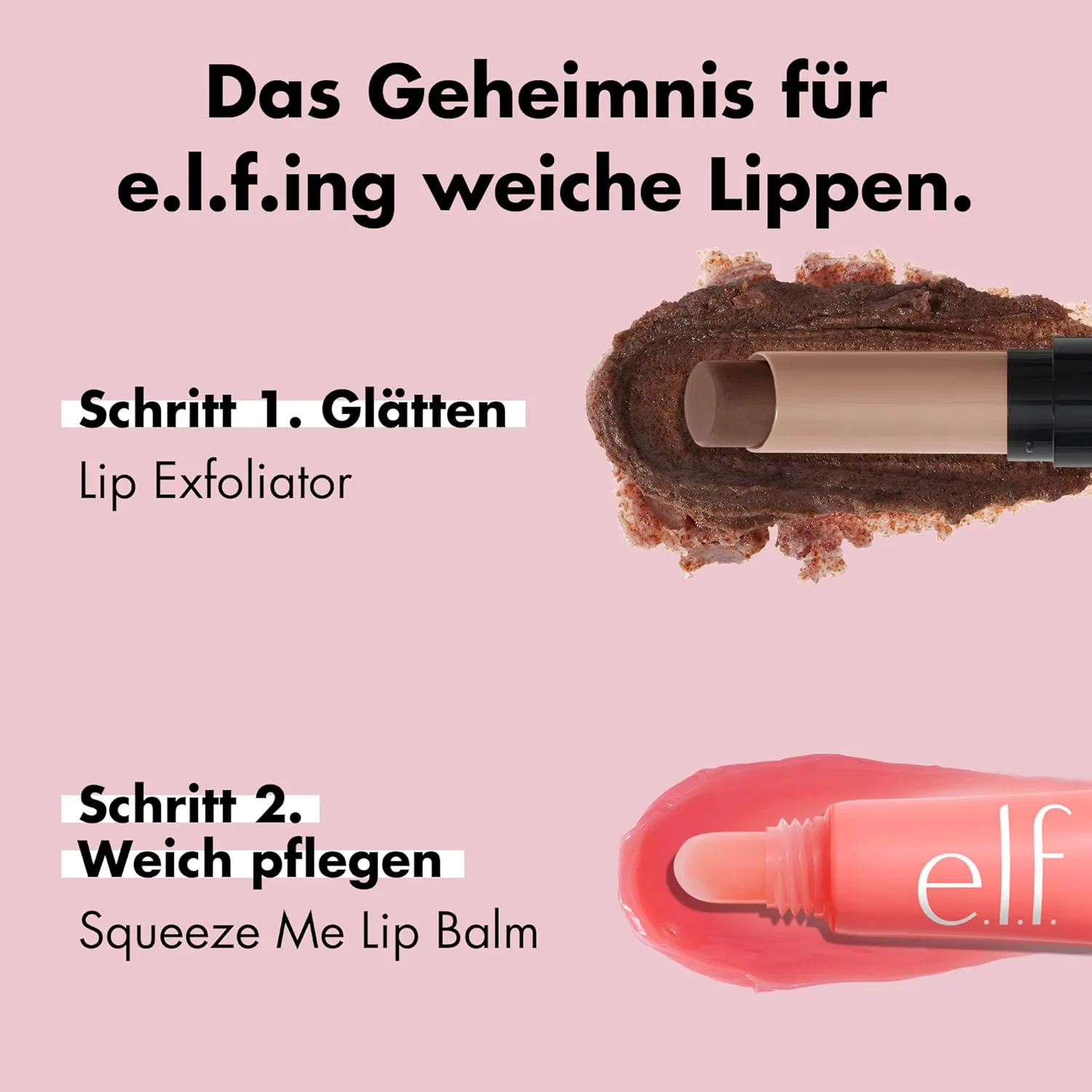 Увлажняющий бальзам для губ e.l.f. Squeeze Me Lip Balm, Strawberry E.L.F., Strawberry — фото 3
