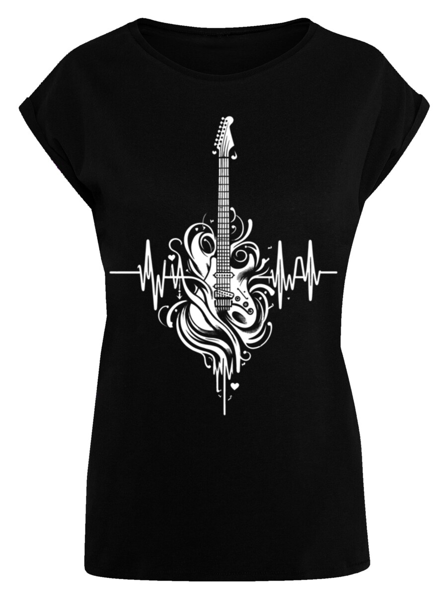 

Рубашка F4NT4STIC Gitarre Heartbeat, черный