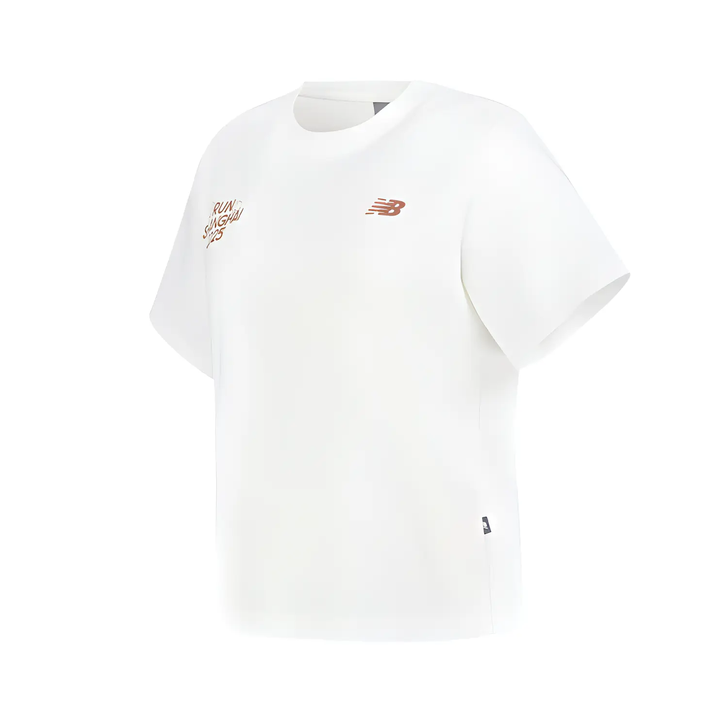 

New Balance Футболка SS25 женская белая, Белый, New Balance Футболка SS25 женская белая