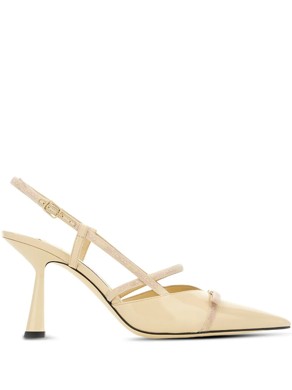 Туфли-лодочки Danica с открытым носком и каблуком JIMMY CHOO, нейтральный