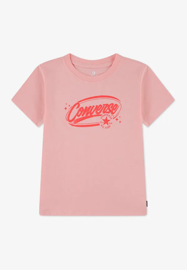 Футболка с графическим принтом Converse, Light Red
