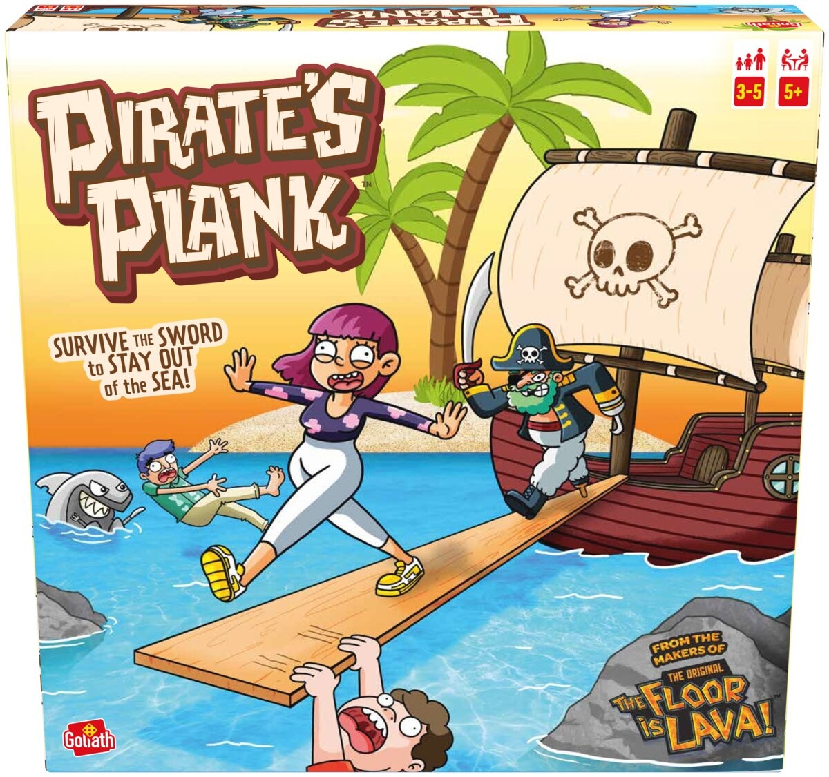 

Голиаф, аркадная игра Pirate's Plank, Pirate Attack Inna marka