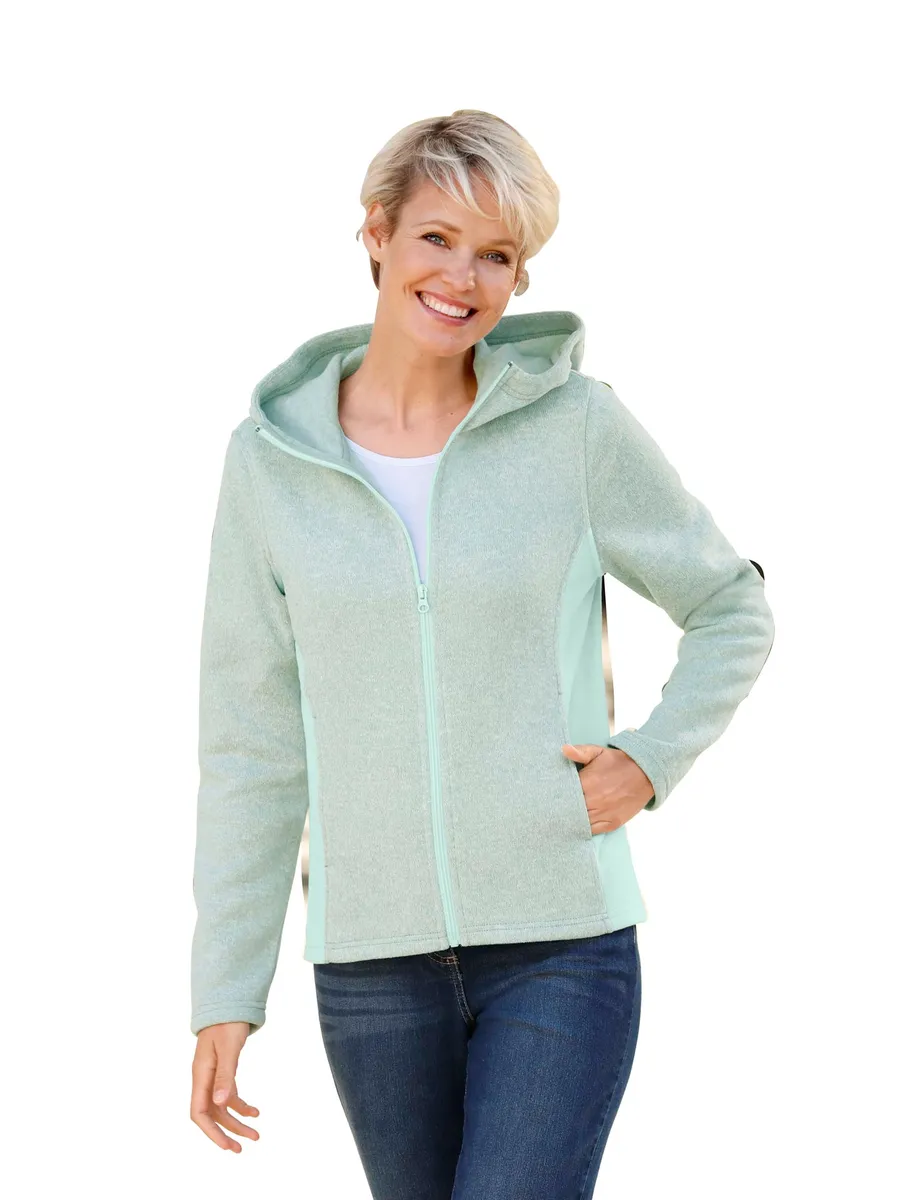 

Вязаная флисовая куртка Classic Basics, цвет Mint-Meliert