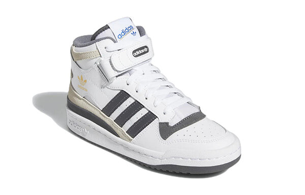 Кроссовки оригиналы форум mid shoes Adidas, белый — фото 3