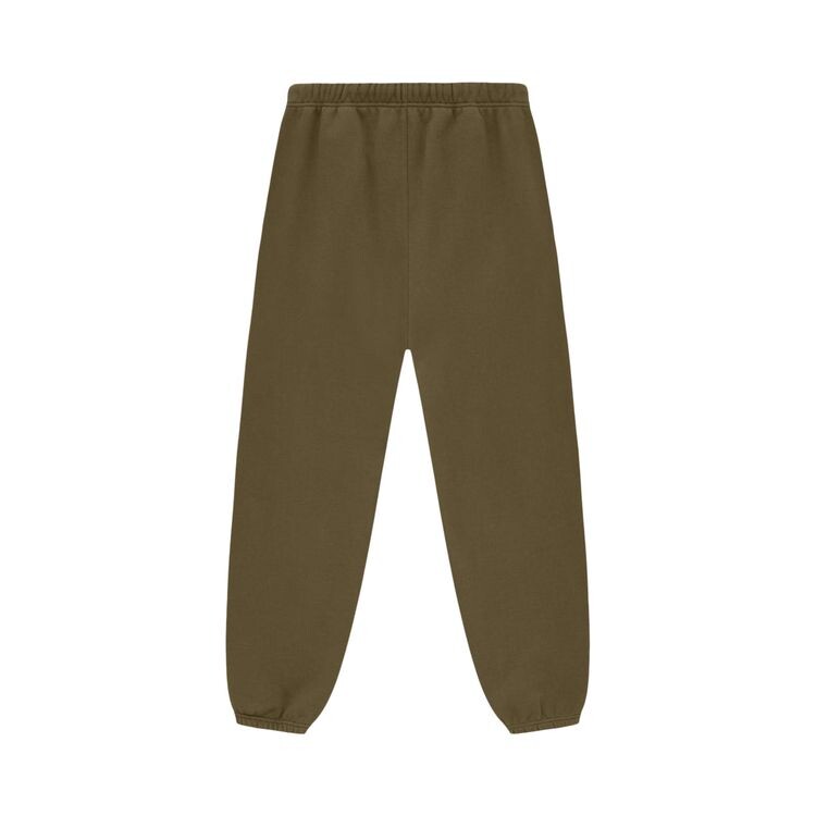 Спортивные брюки Fear of God Essentials Fleece Sweatpant Olive, зеленый — фото 2