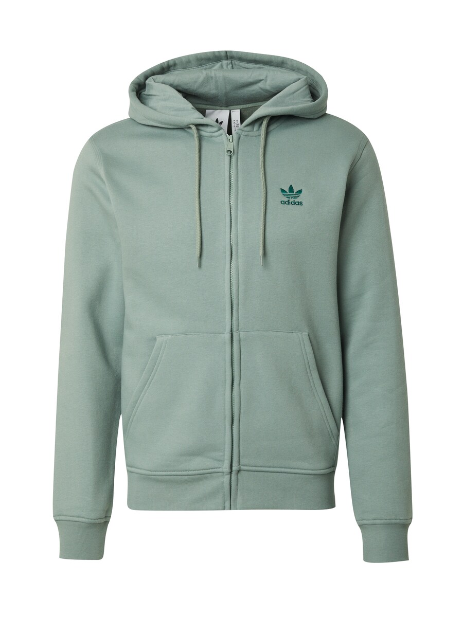 

Толстовка с капюшоном на молнии ADIDAS ORIGINALS Trefoil Essentials, мятный