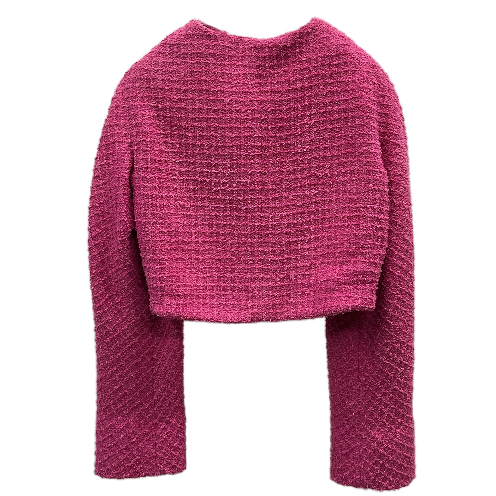 CHANEL Куртка женская розово-красная, Rose Red — фото 3