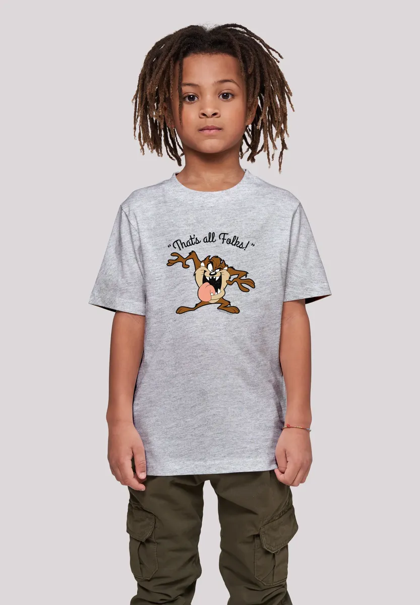 

Футболка F4NT4STIC "Looney Tunes Taz That’s All Folks", принт, серый