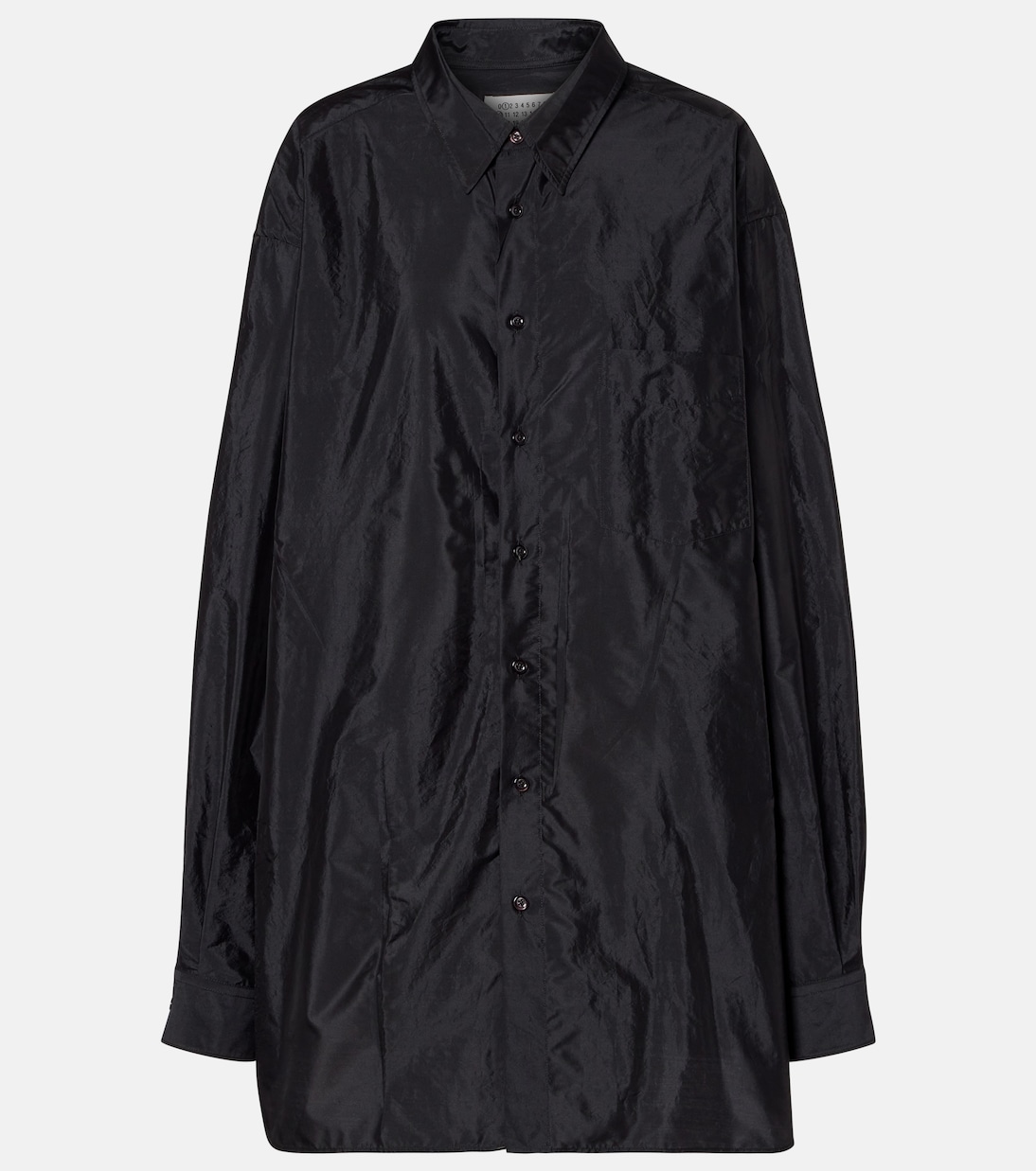 

Рубашка оверсайз Maison Margiela, черный