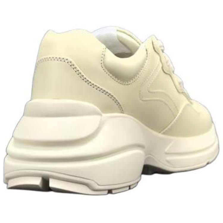 GUCCI Женские кеды Rhyton Low Top цвета слоновой кости — фото 4