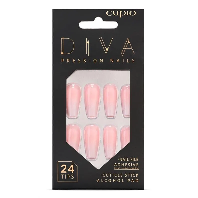 Набор накладных ногтей Cupio Diva Press On «Baby Boomer» Cupio