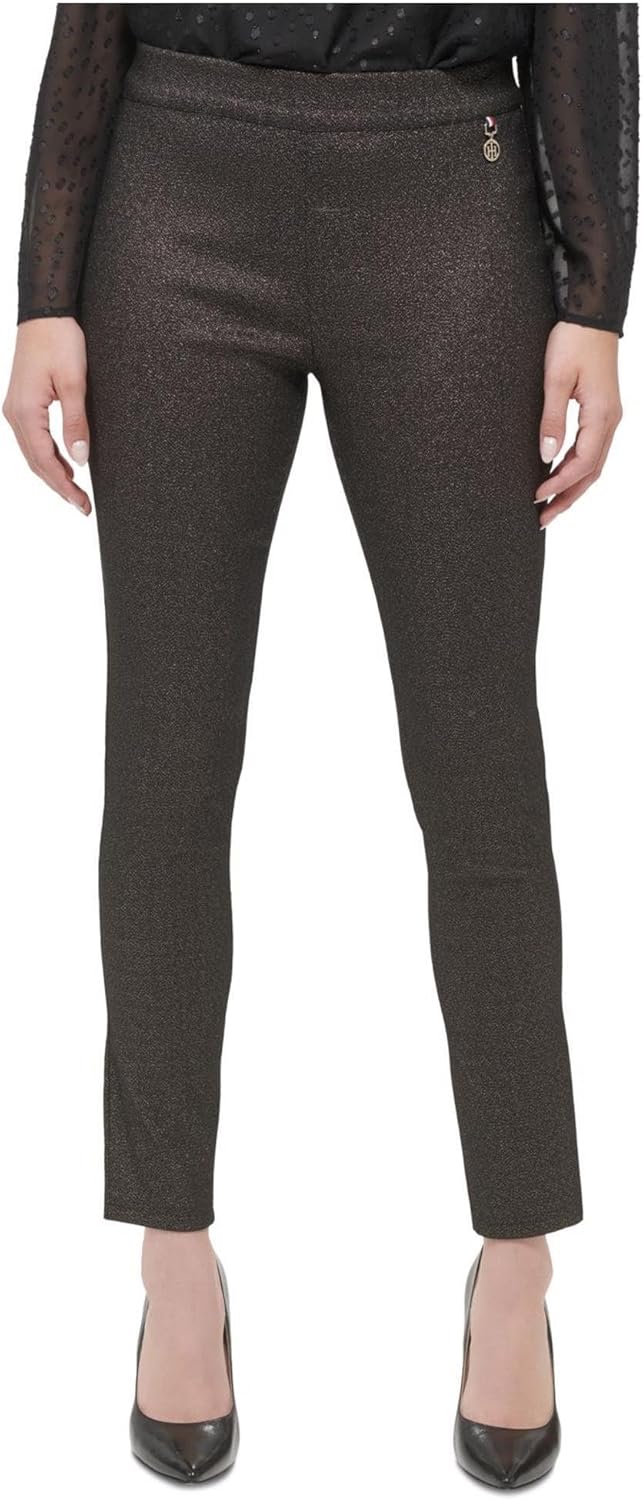 

Женские повседневные леггинсы Tommy Hilfiger с блестками, Black