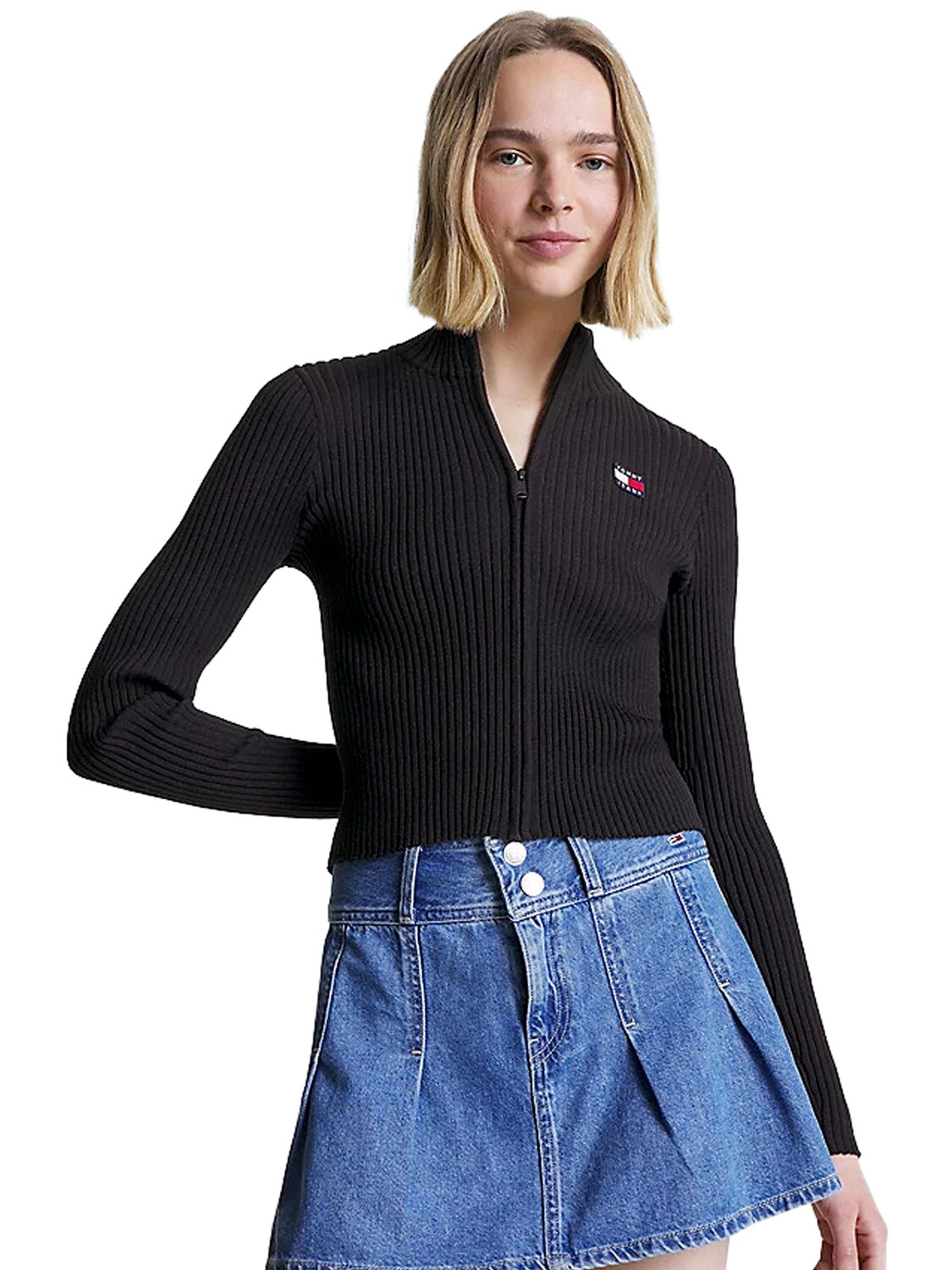 

Джинсы jeans cardigan aderente a coste Tommy, черный