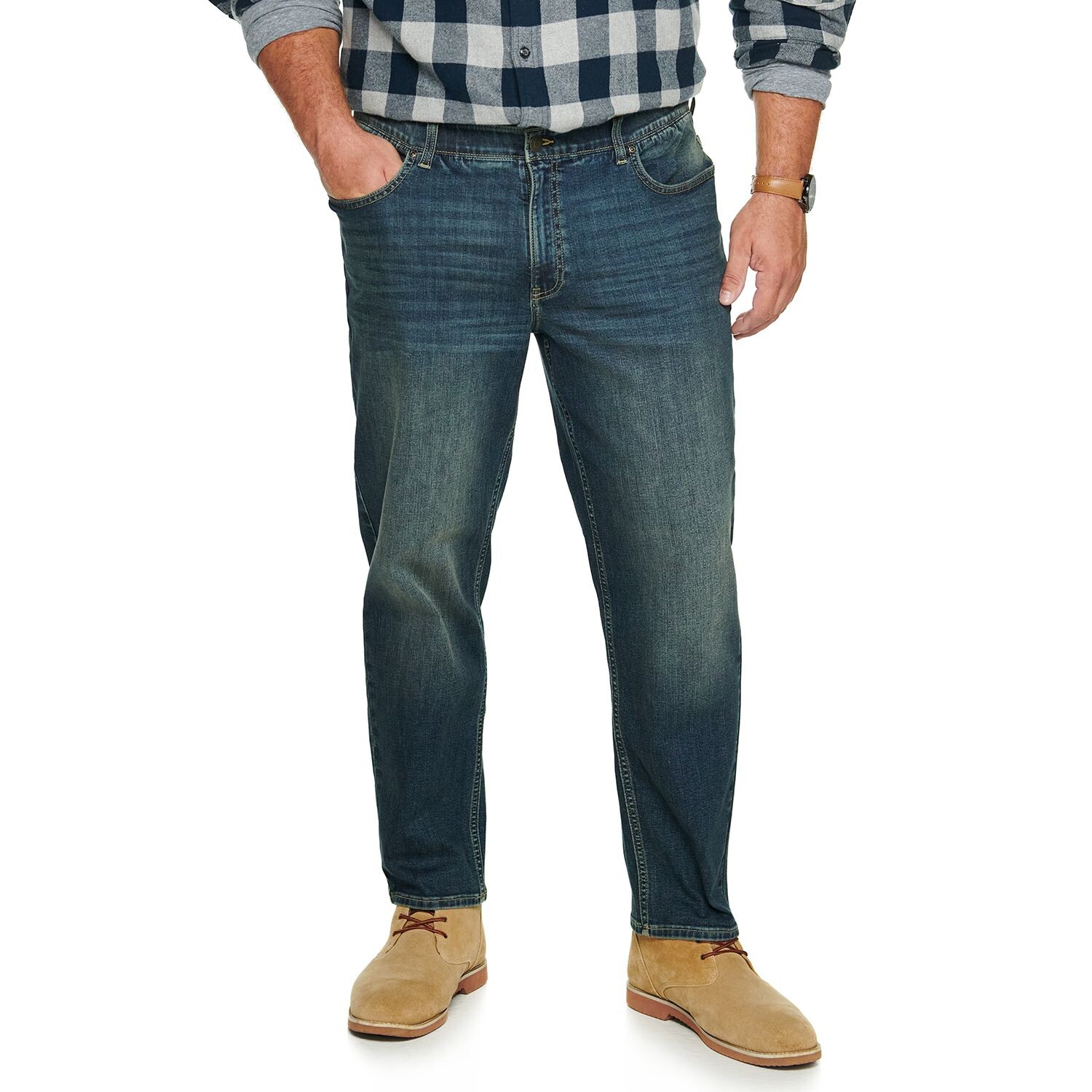 

Джинсы прямого кроя Big & Tall Flexwear Sonoma Goods For Life