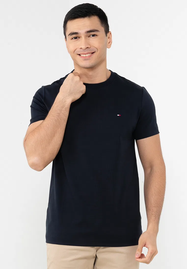 Футболка с флагом, короткий рукав, Interlock Tommy Hilfiger, цвет Desert Sky