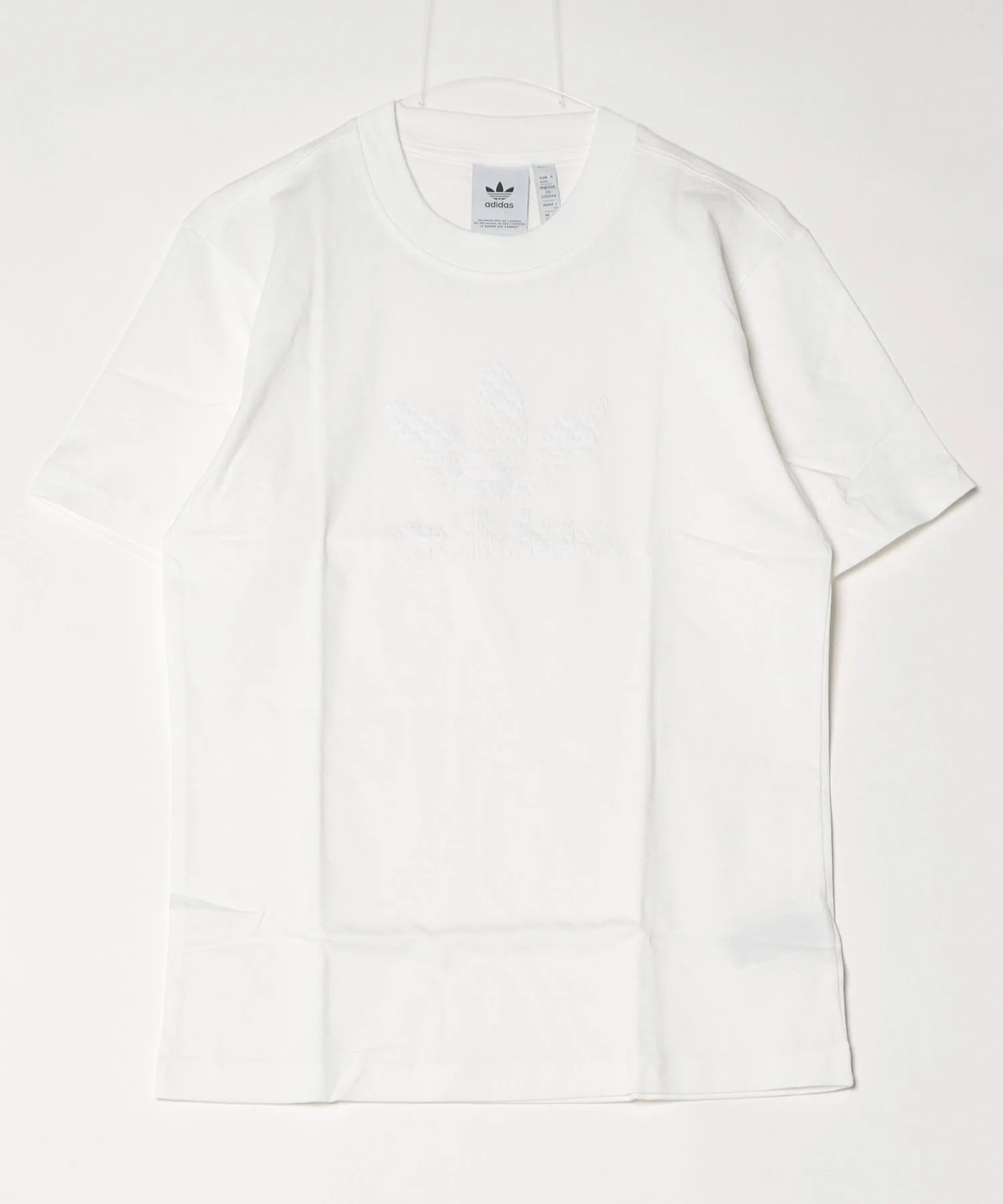 Унисекс футболка с монограммой adidas Originals KLL66 белая