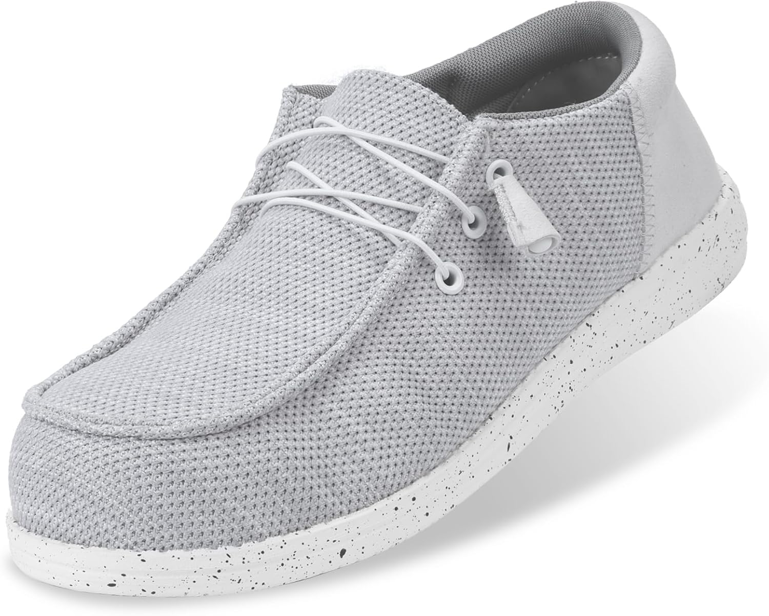 

Мужские туфли с стальным носком, легкие лоферы, удобные ботинки с композитным носком, нескользящие, кроссовки для работы и повседневной носки Catoe, светло-серый