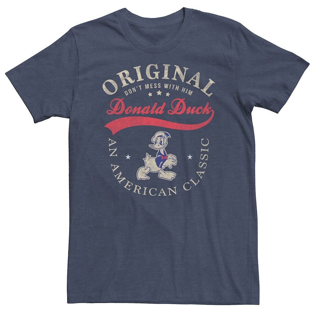 

Классическая американская футболка Disney's Donald Duck Big & Tall, цвет Navy Heather