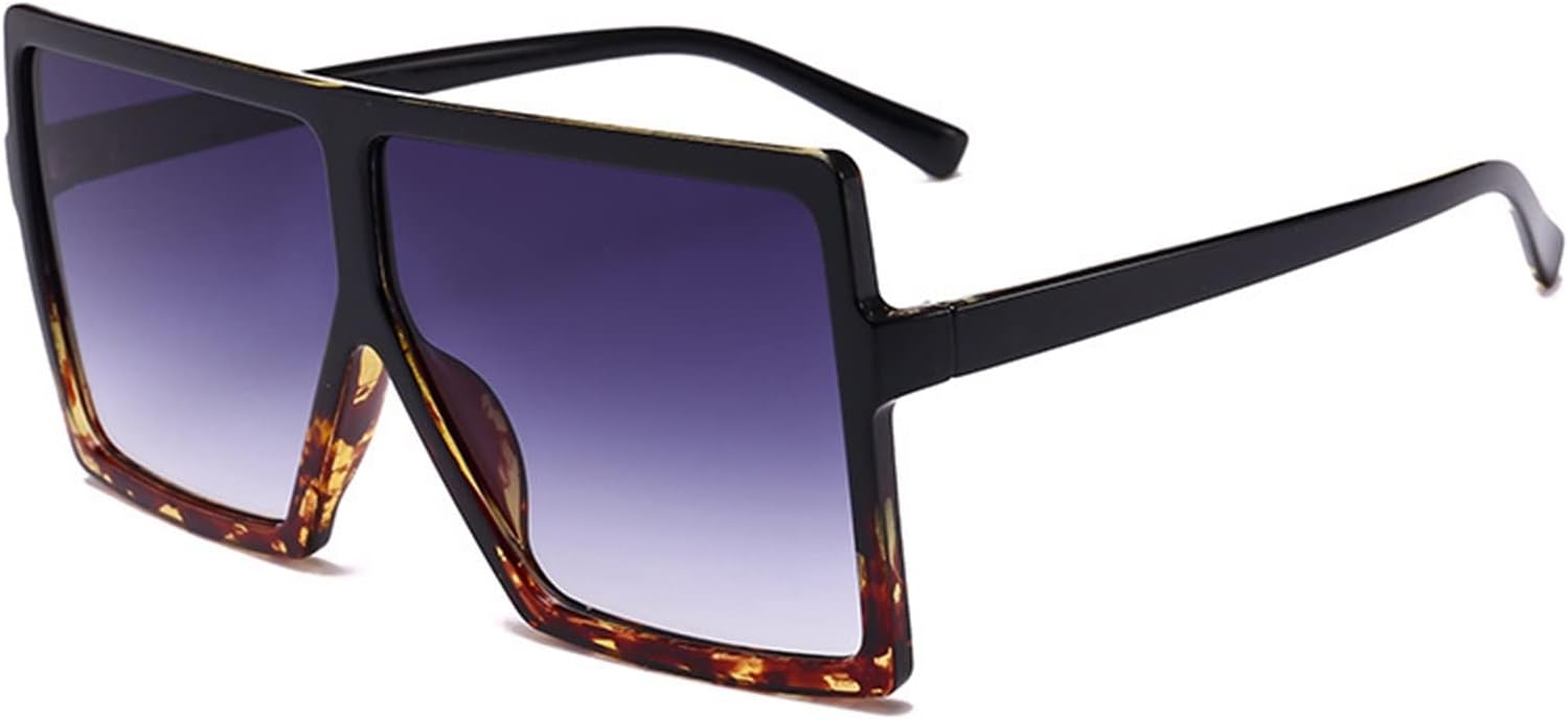 

Модные солнцезащитные очки 2027 года в крупной оправе для мужчин и женщин, в стиле ретро, ​​квадратной формы, для отдыха и пляжа (Цвет: B, Размер: Средний) MTZJH, One Color