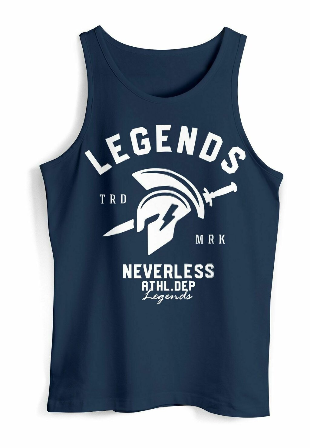 

Топ COOLES GLADIATOR SPARTA GYM ATHLETICS SPORT FITN Neverless, темно-синий