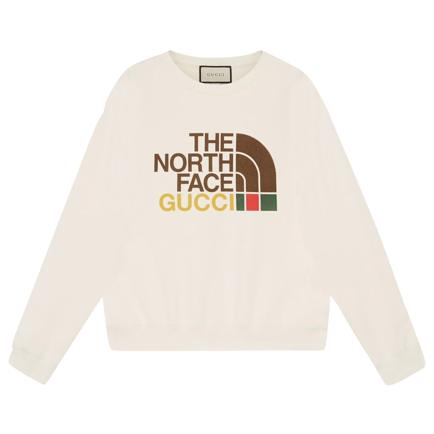 

Толстовка Gucci x The North Face цвета слоновой кости