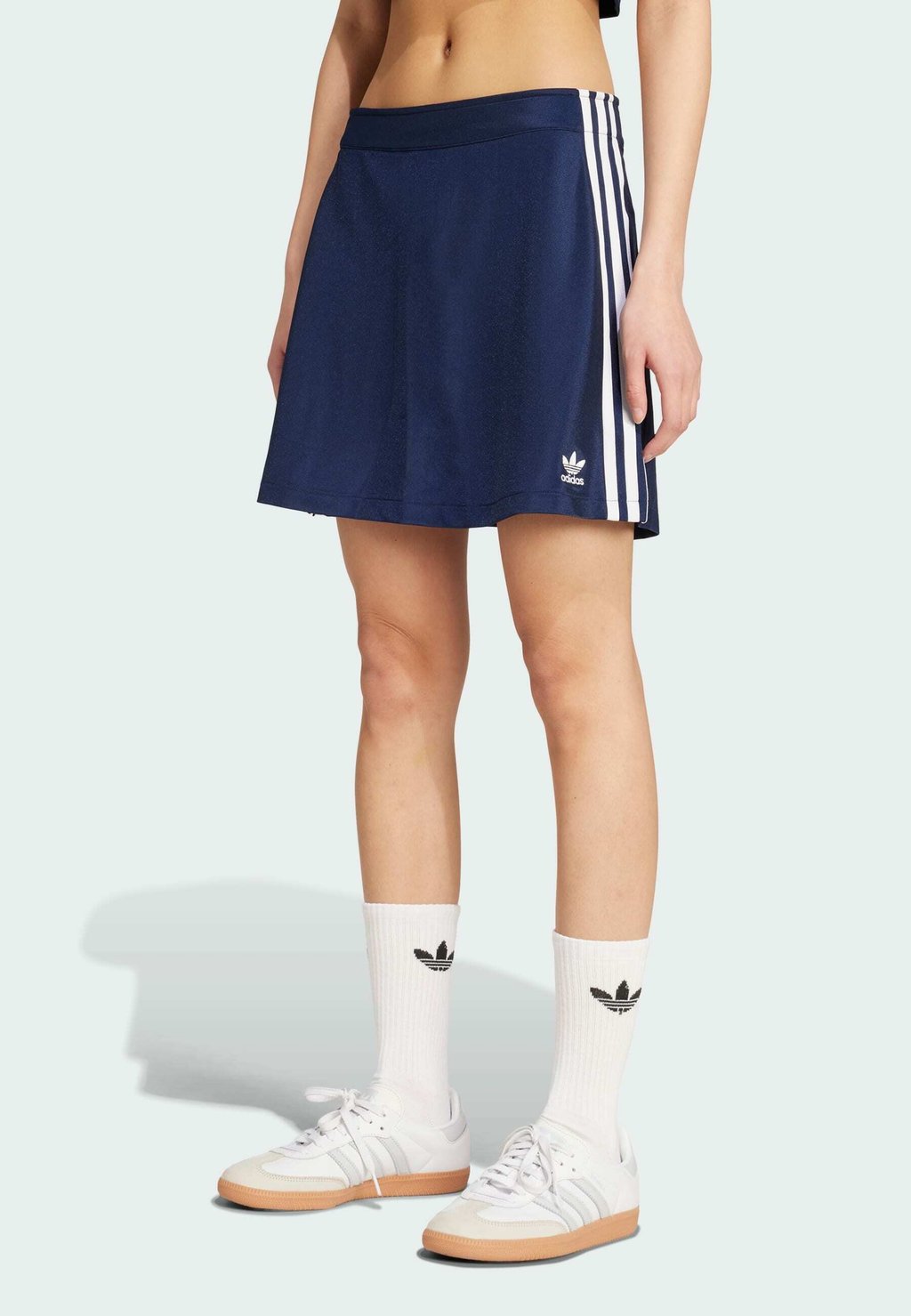 

Мини-юбка STRIPES Adidas Originals, синий
