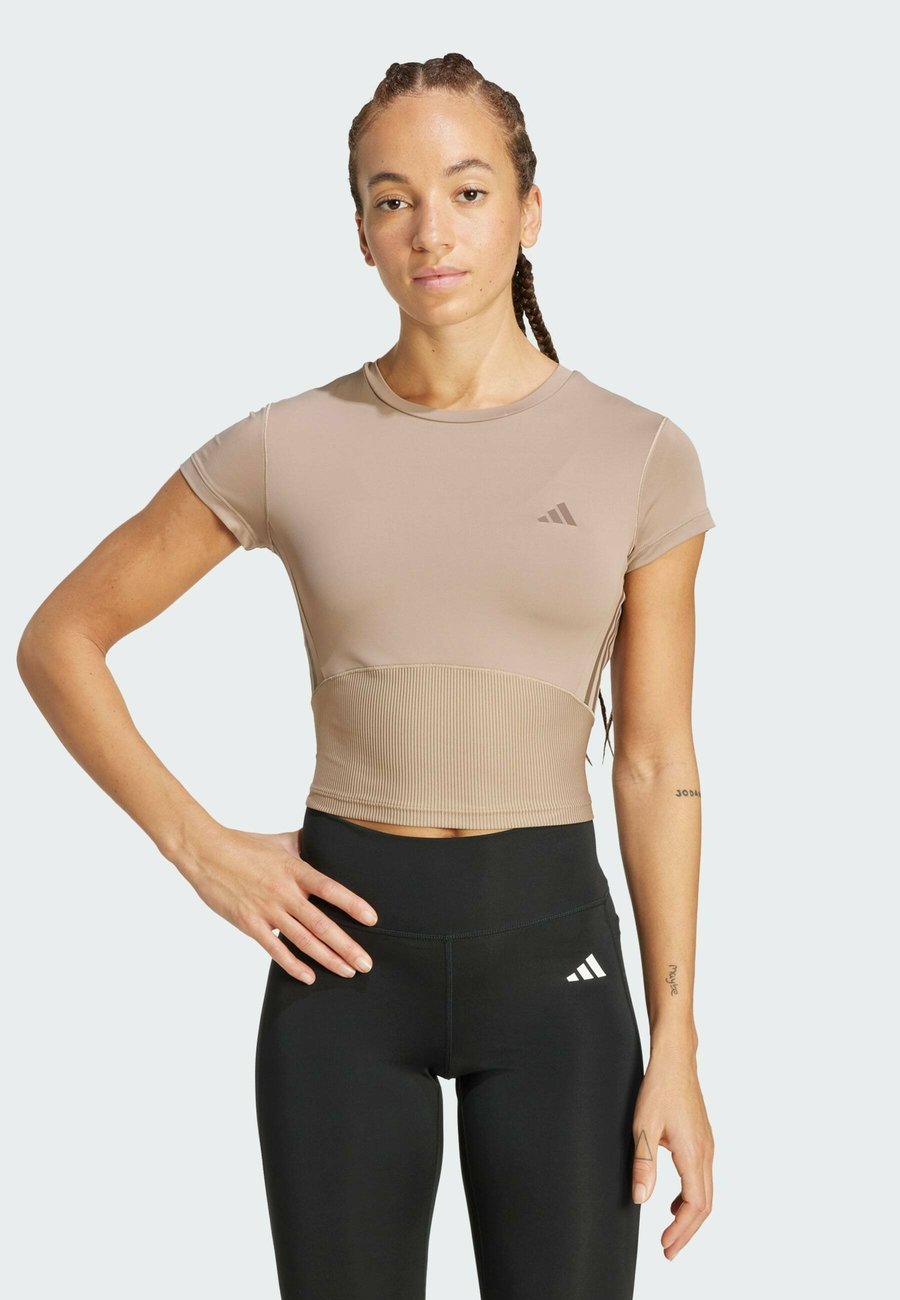 

Футболка Adidas Performance Sports T-shirt, Chalky Brown Earth Strata/Brown, Коричневый, Футболка Adidas Performance Sports T-shirt, Chalky Brown Earth Strata/Brown