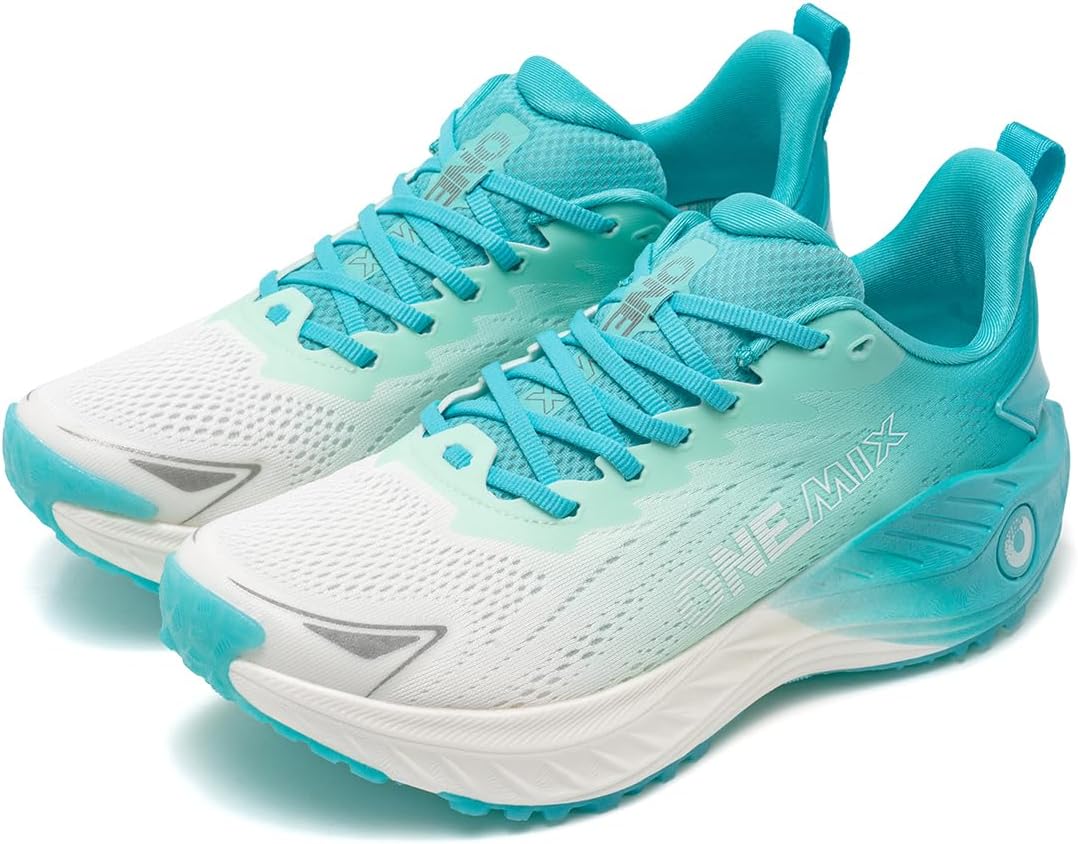 

Беговые кроссовки с ультра-амортизацией для мужчин - широкая модель, противоскользящая подошва и вентилируемый верх - комфорт на весь день для пробежек, тренировок и повседневной носки Onemix