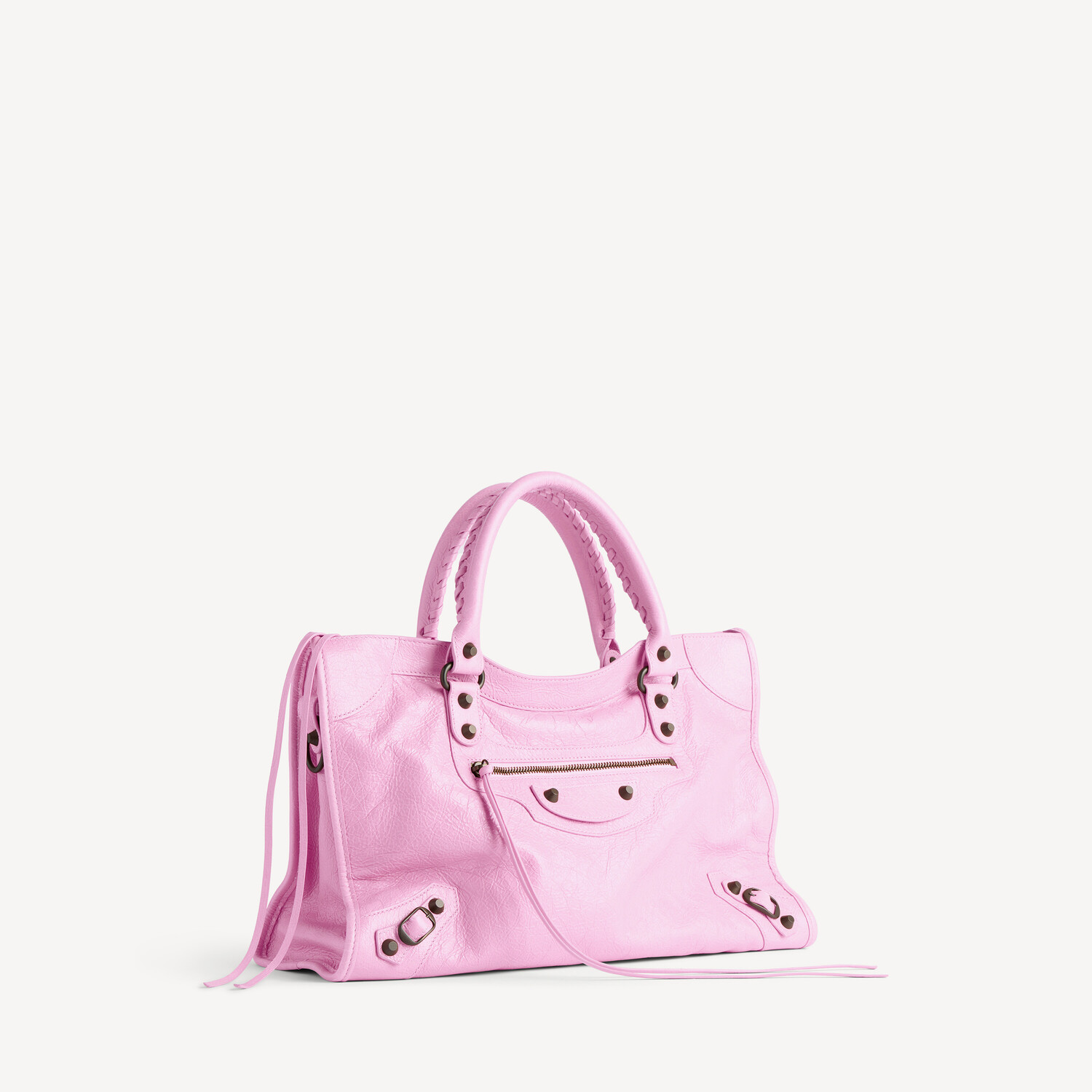 Женская сумка le city среднего размера в цвете bubbly pink BALENCIAGA, шипучий розовый — фото 2