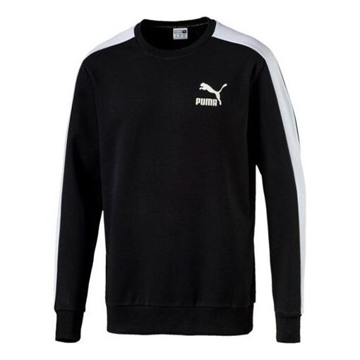 

Толстовка bronzing round neck sports pullover gold black Puma, черный