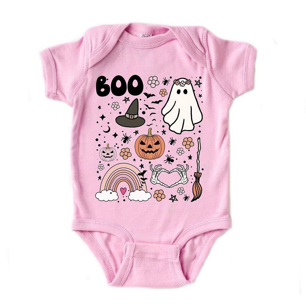 

Детское боди Boo Collage The Juniper Shop, розовый