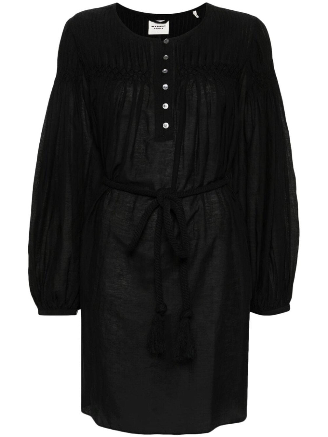 

Marant Étoile платье Adeliani со складками, черный